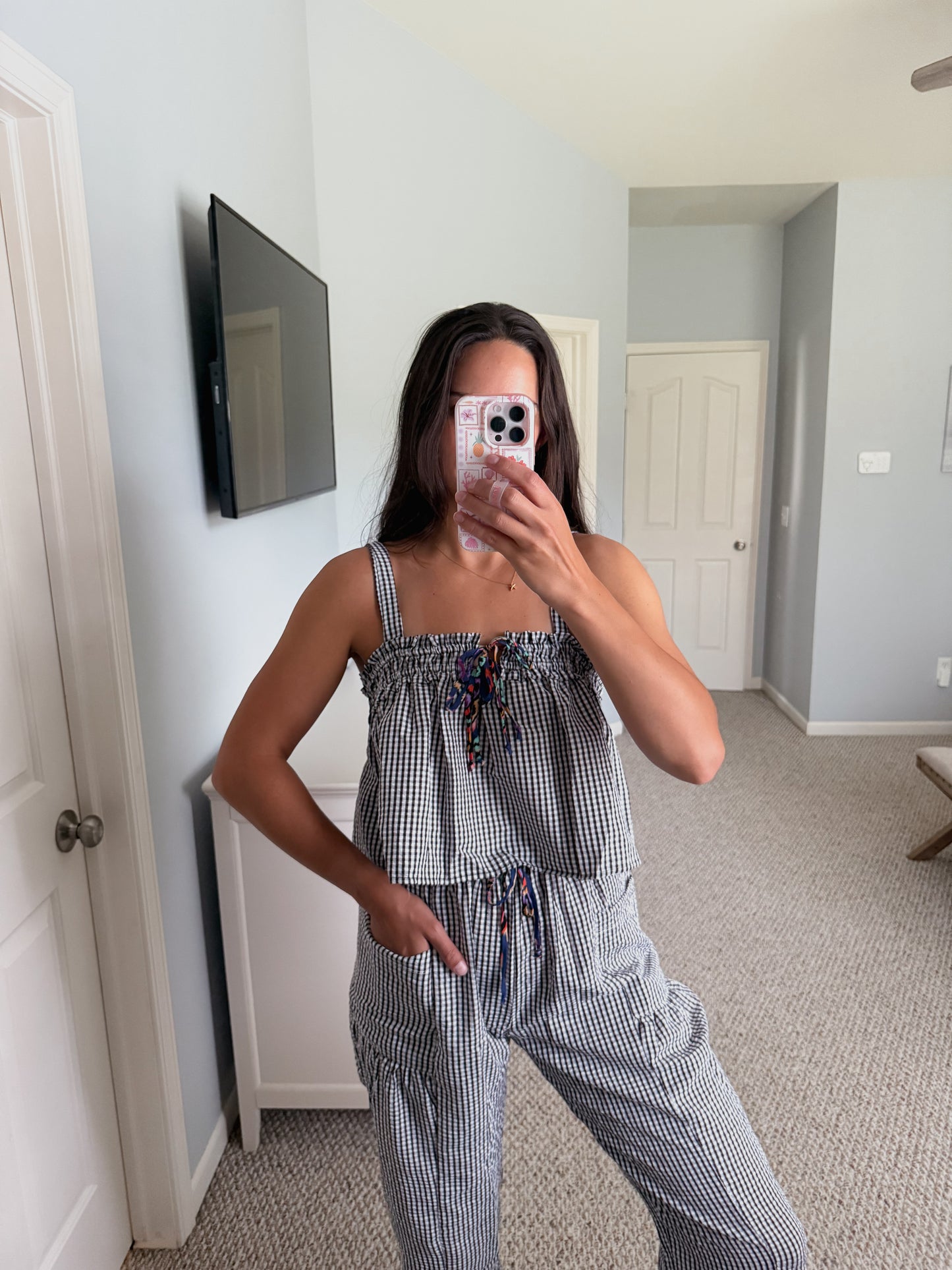 *Gingham Girl Summer Top