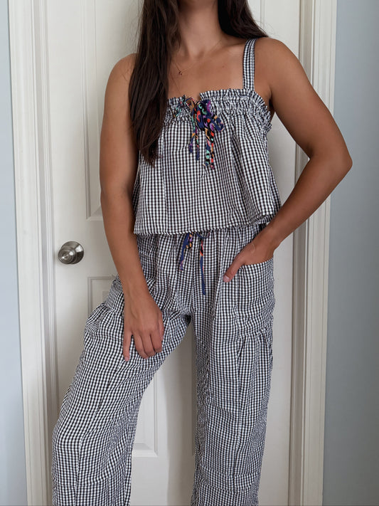 *Gingham Girl Summer Pants