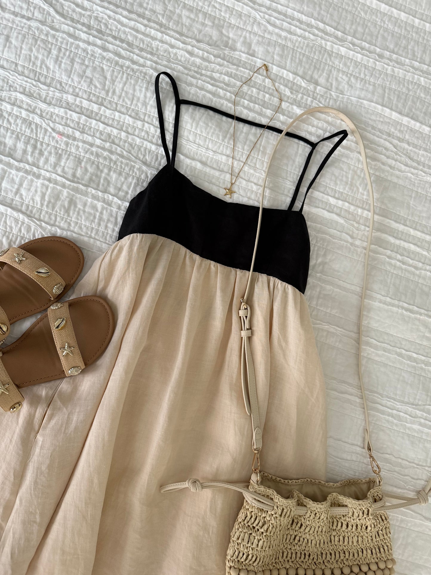 *Isla Linen Mini Dress