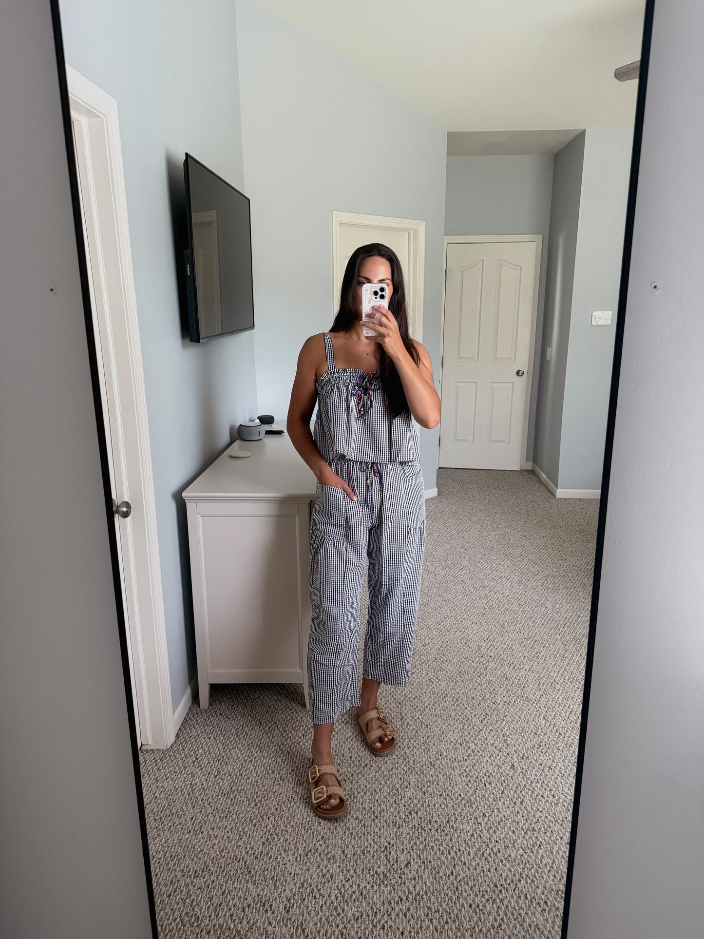 *Gingham Girl Summer Pants