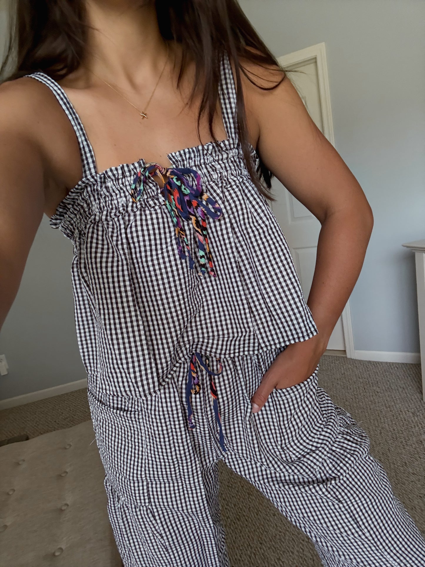 *Gingham Girl Summer Pants