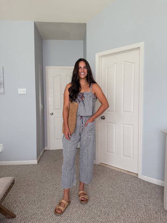 *Gingham Girl Summer Pants